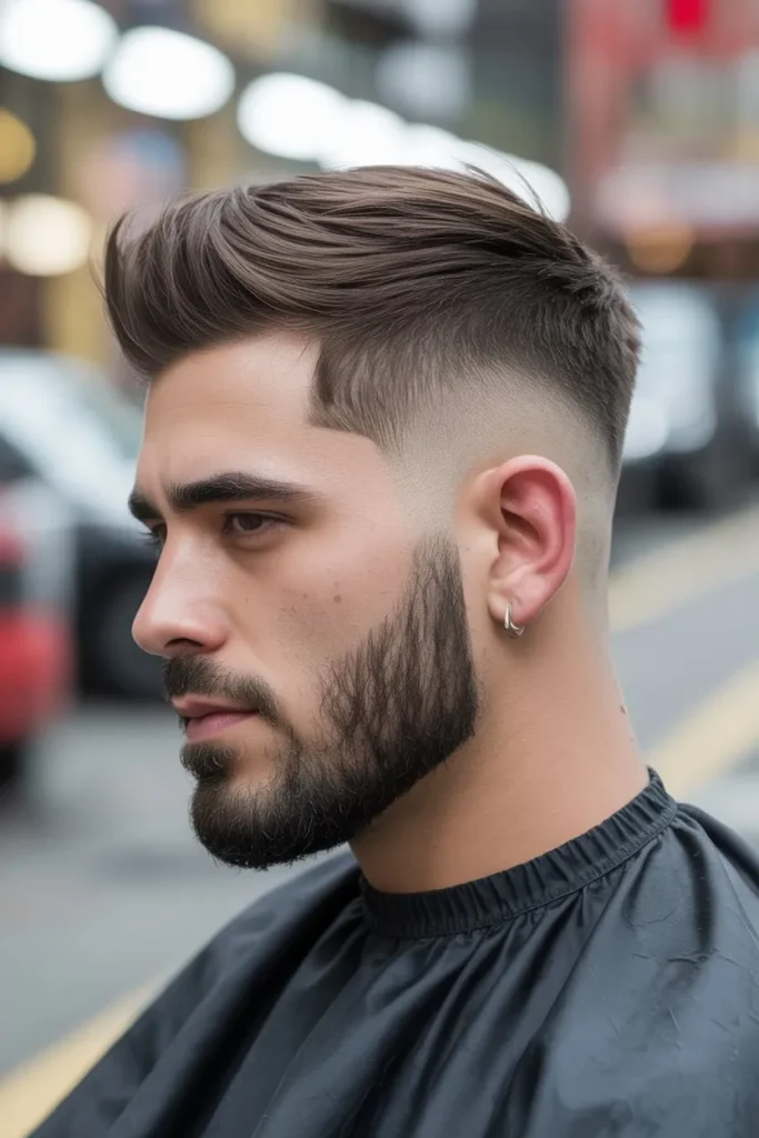 Faded Undercut with Hard Fade