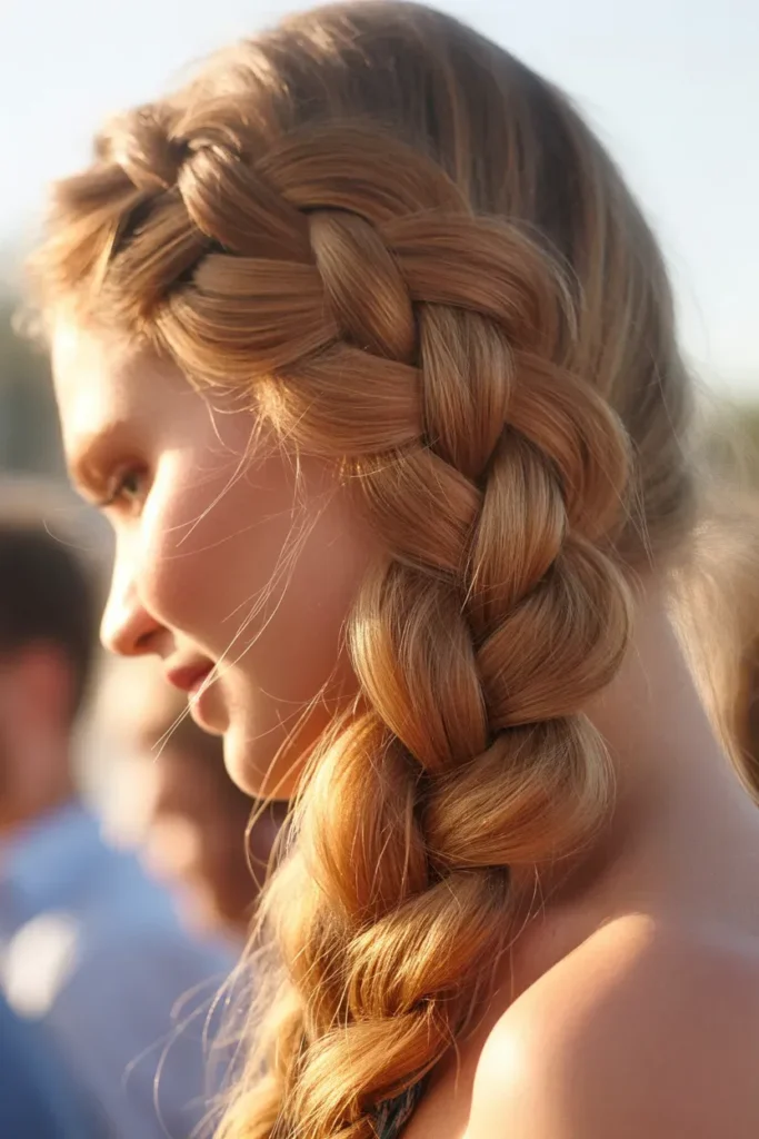 Fishtail Braid to Conceal Oily Roots