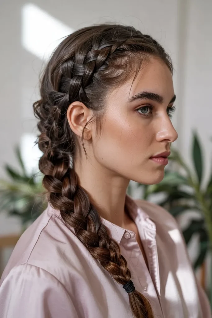 French Braid for Long Hair