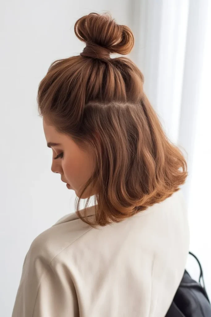 Half Up Top Knot