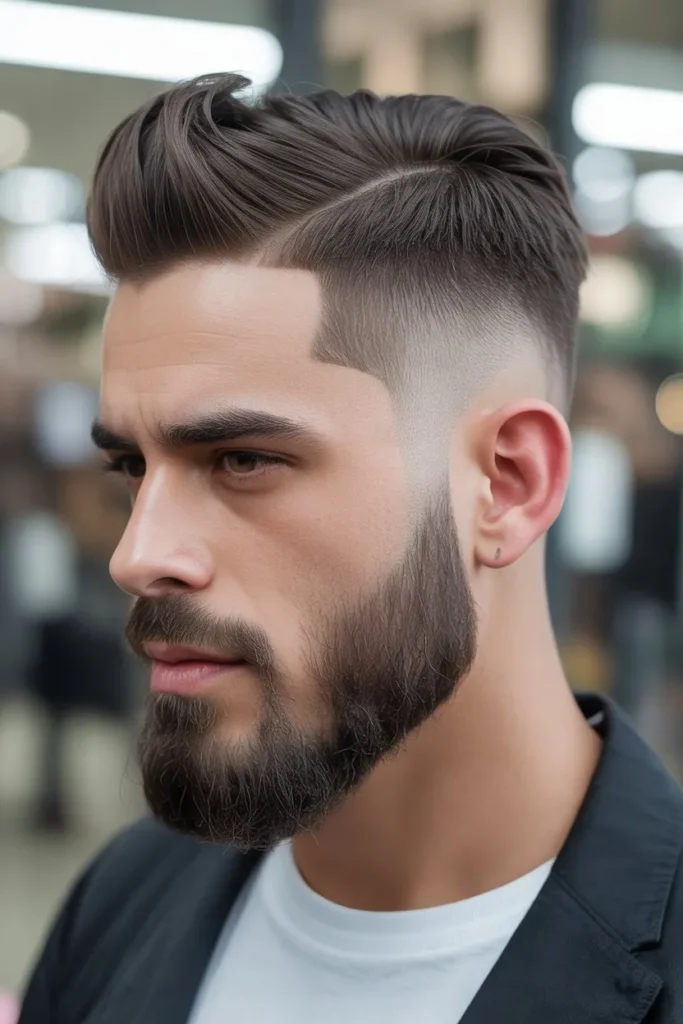 High Faded Undercut for Bold Style