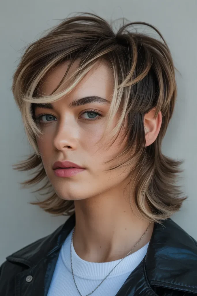 Layered Cut with Skunk Front Pieces