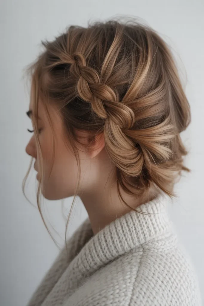 Layered Winter Hair Braid