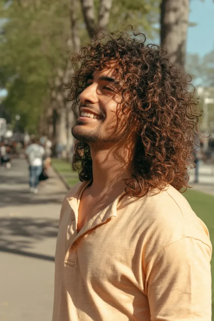 Long Curls with Natural Texture