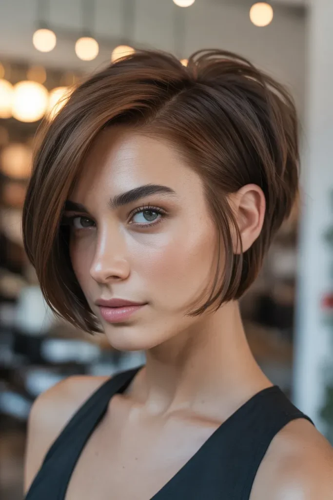 Long Bob with Deep Side Part