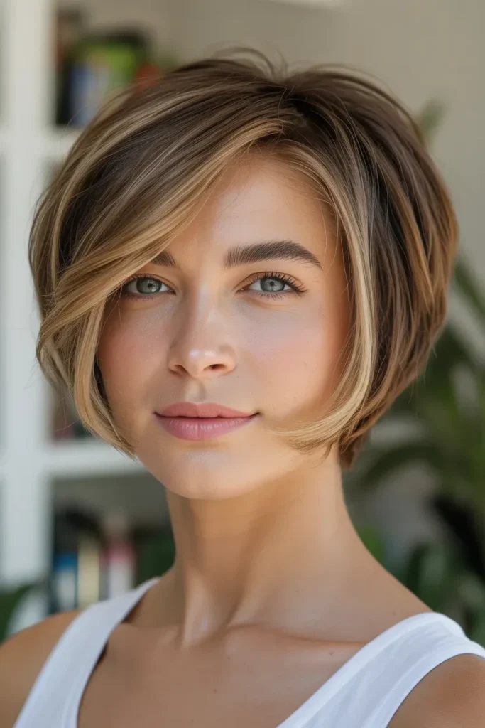 Pixie Bob with Face Framing Layers