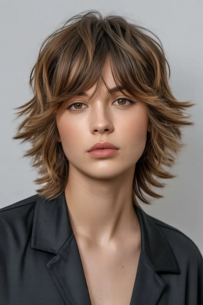 Medium Length Shaggy Wolf