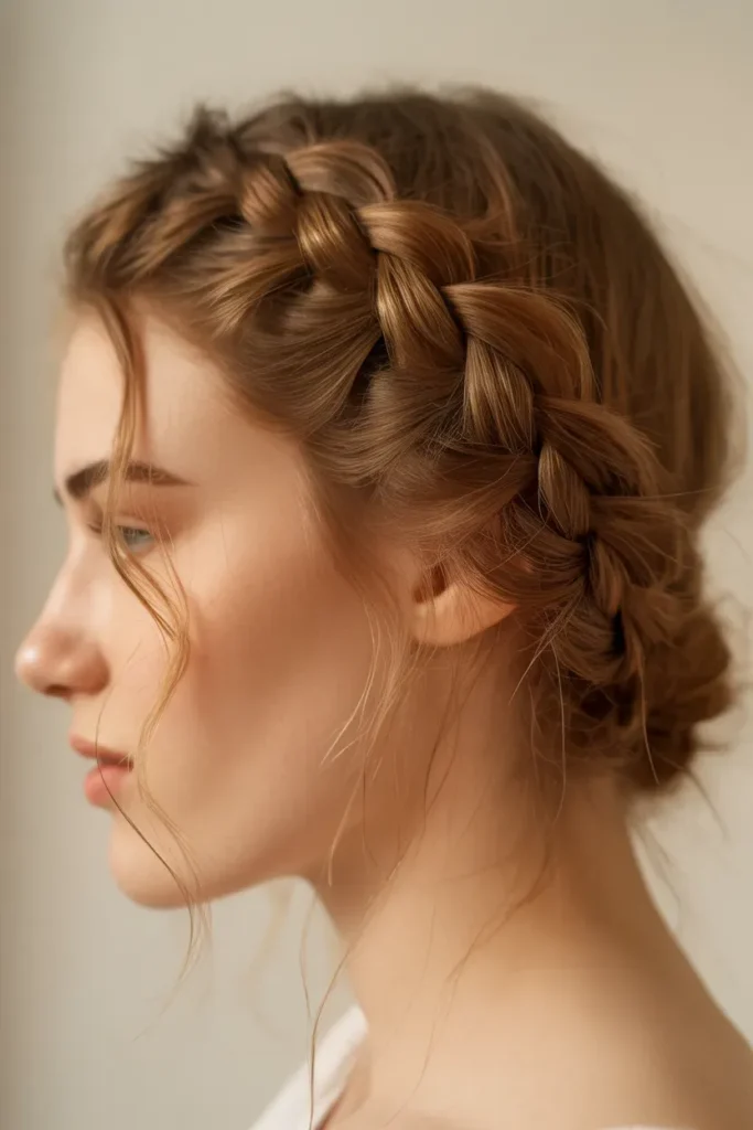 Messy Side Braid With Soft Texture