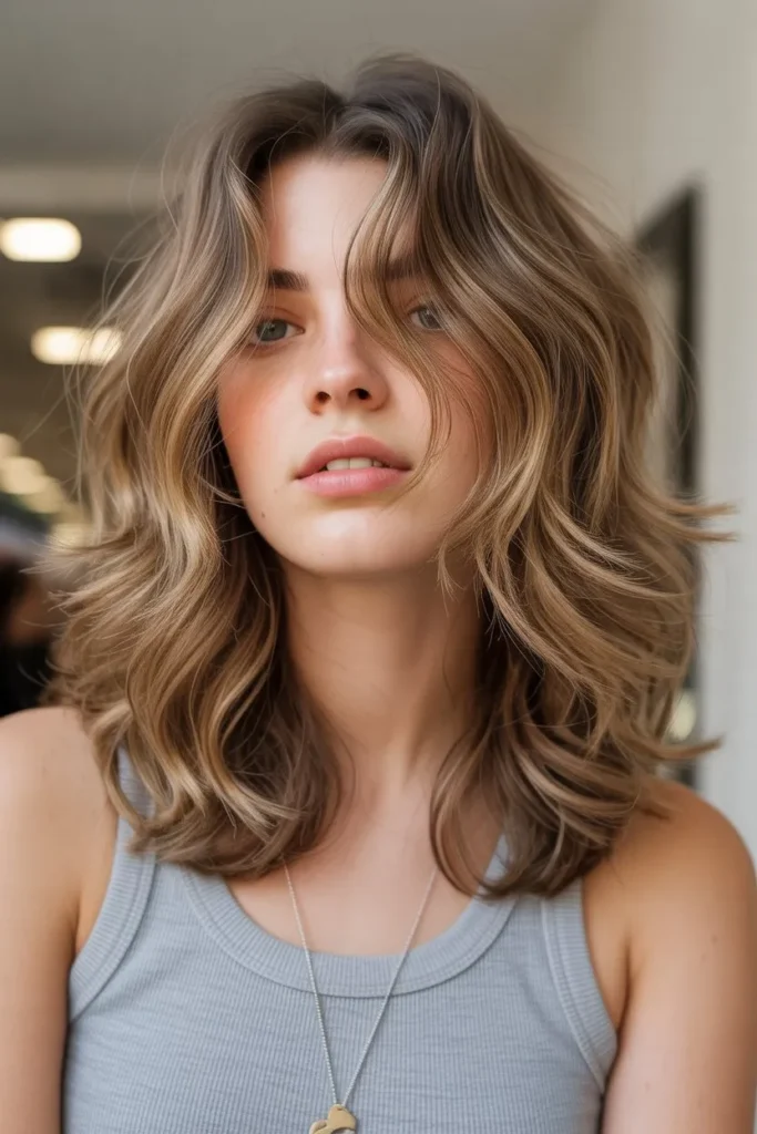 Messy Waves with Middle Part