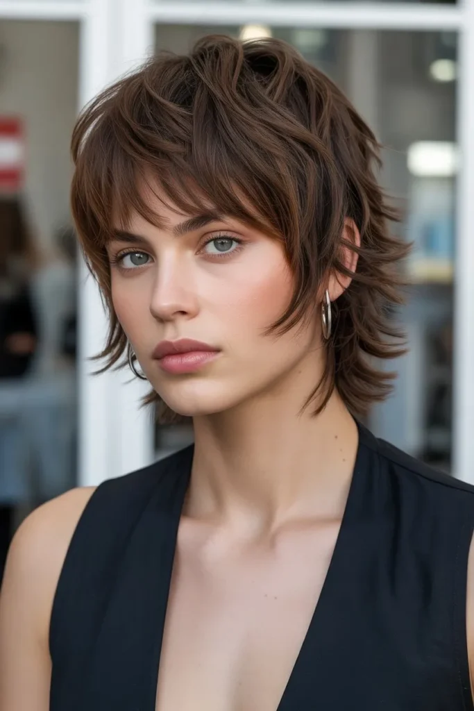 Modern Edgy Shaggy Wolf  