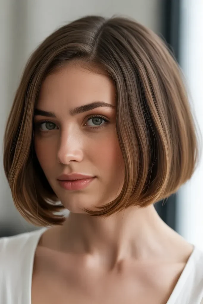  Polished Old Money Bob With Tapered Ends