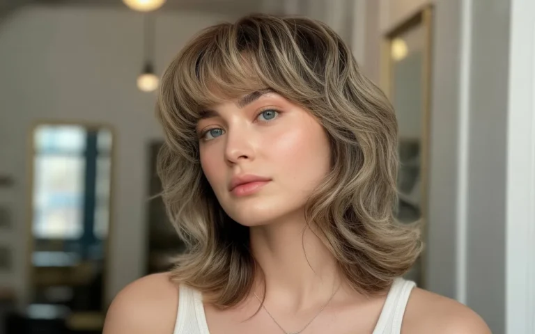 Shaggy Wolf Cut With Bangs