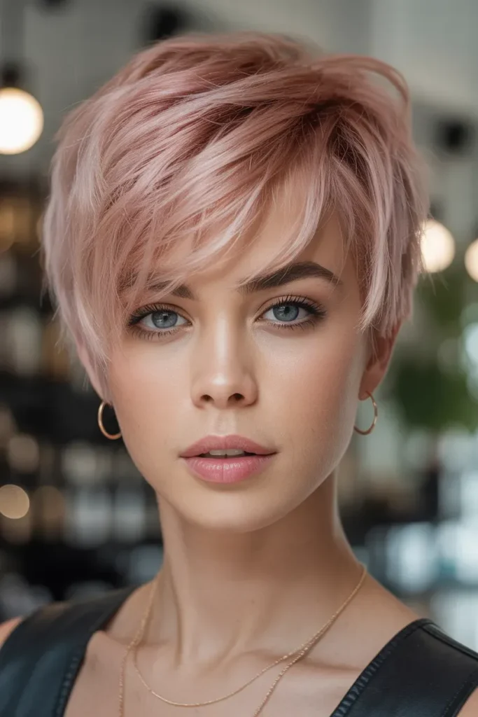 Short Choppy Kitty Cut