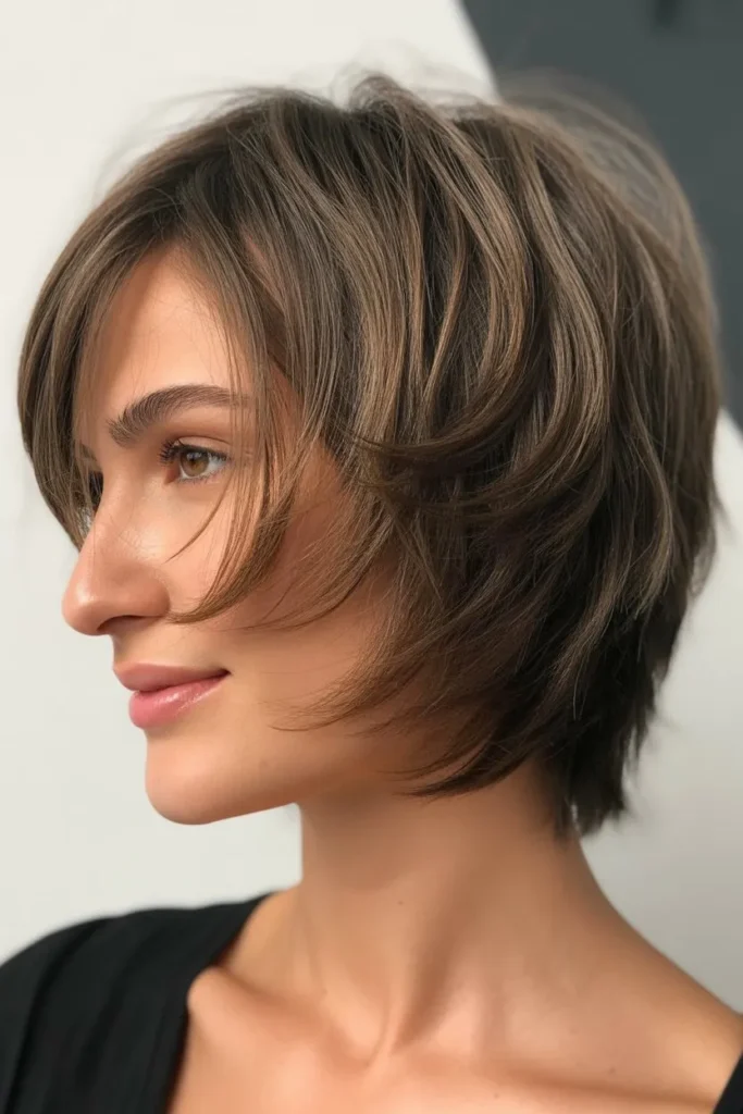 Short Shaggy Hair for Low Maintenance Styling