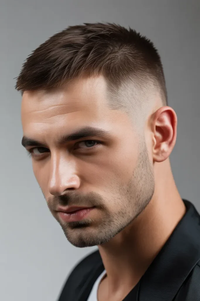 Short Subtle Mullet for Clean Cut Men