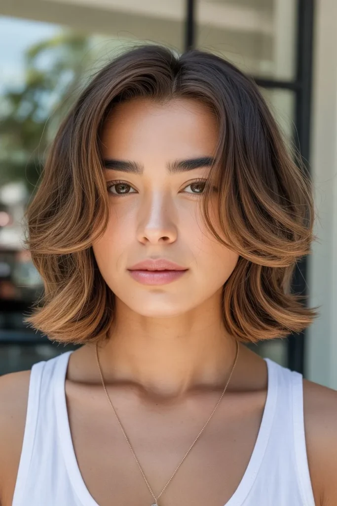 Shoulder Length Haircut With Face-Framing Layers