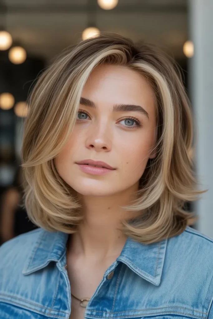 Shoulder Length Haircut With Modern Layers