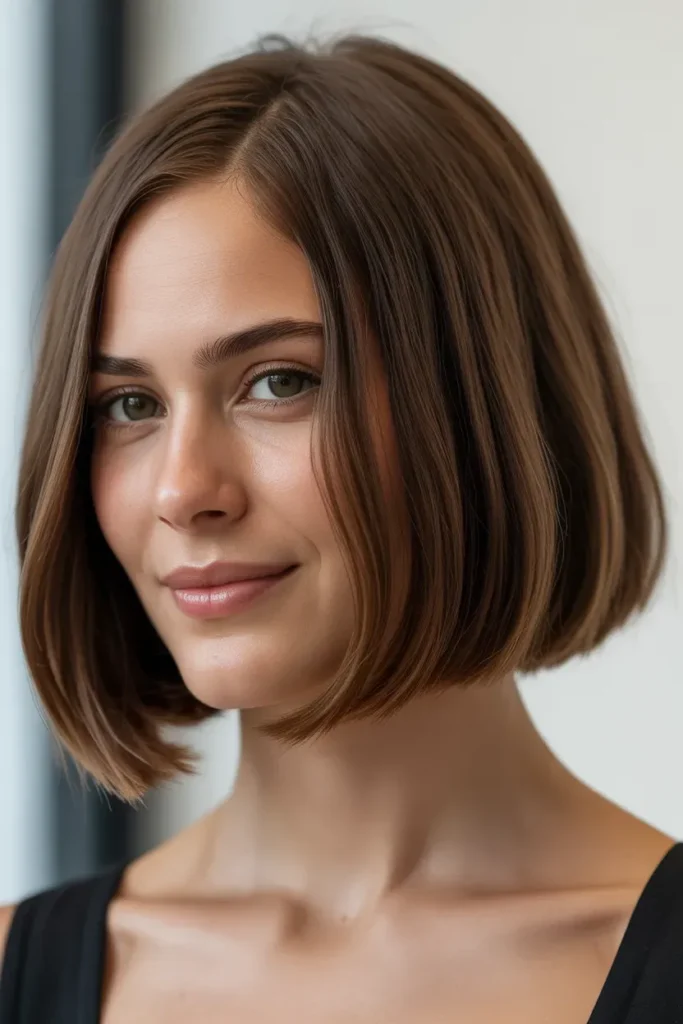 Shoulder Skimming Old Money Bob