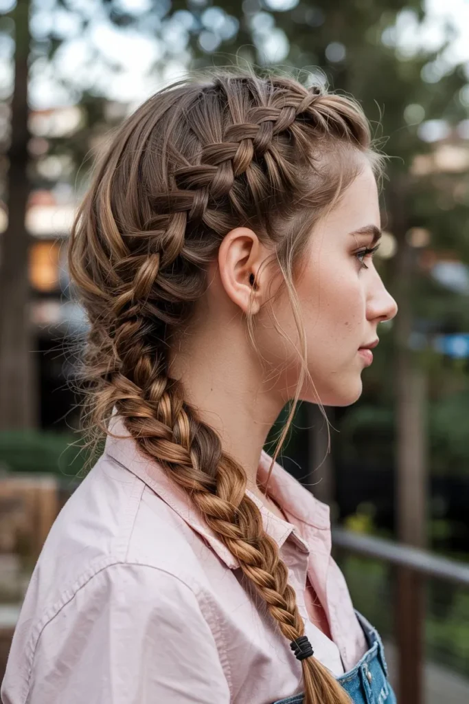 Side Fishtail Braid
