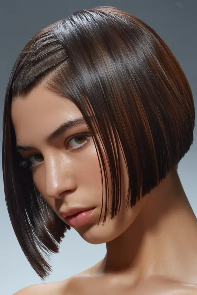 Sleek Classic Undercut Bob