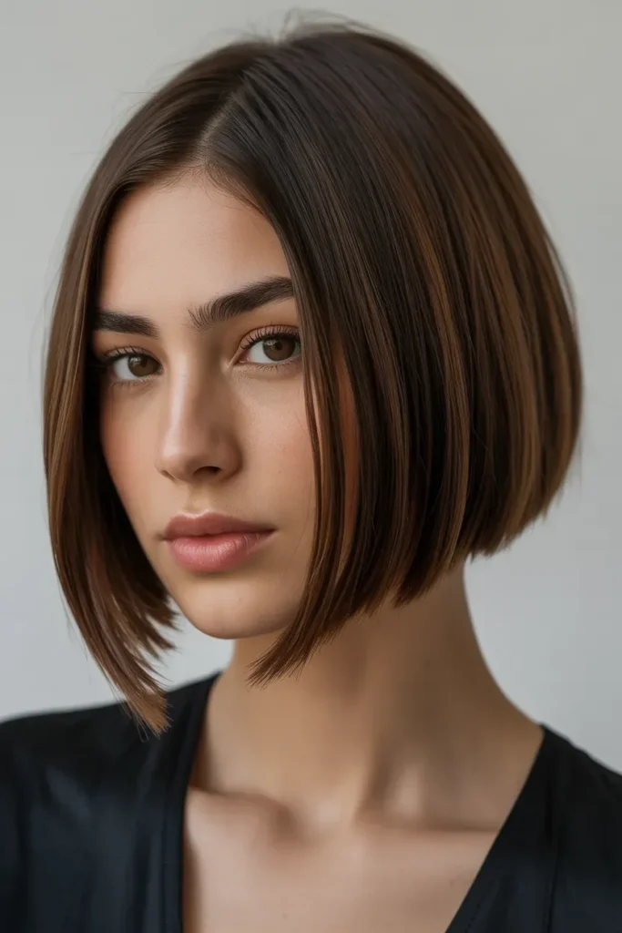 Sleek Pixie Bob with Sharp Edges