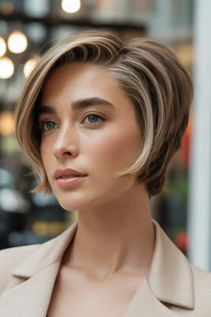 Sleek Short Kitty Cut for Modern Charm