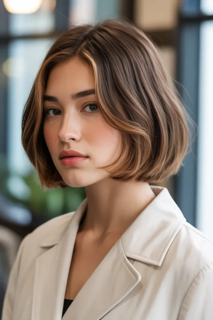 Soft Bob with Subtle Highlights