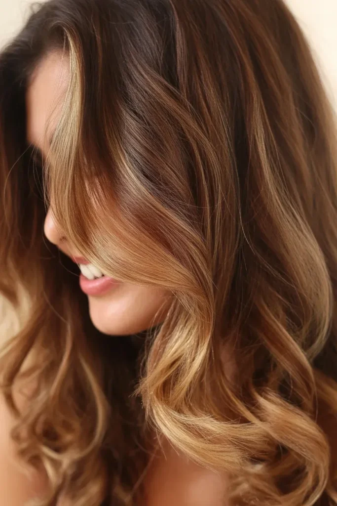 Soft Brown Blend with Sun Kissed Dimension