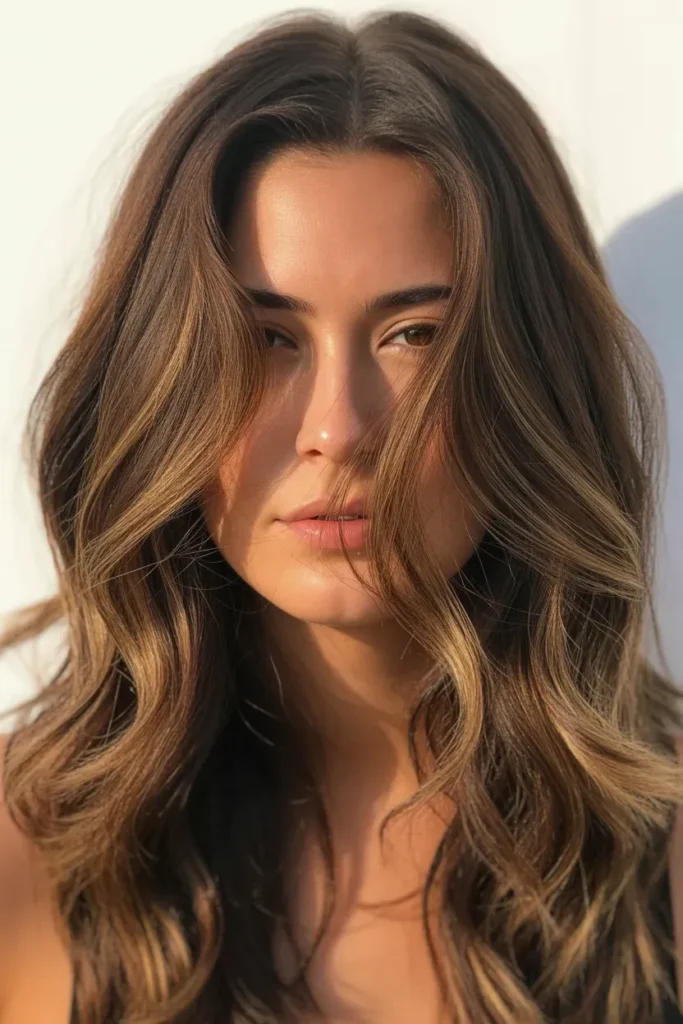Soft California Brunette with Effortless Finish
