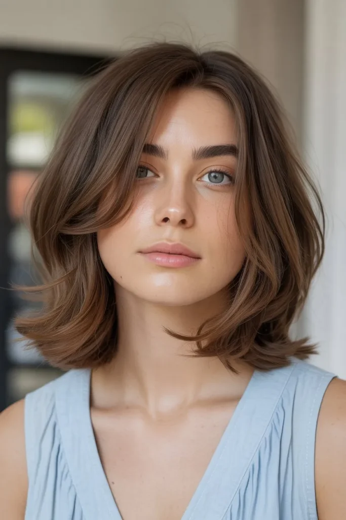 Soft Layered Shoulder Length Haircut