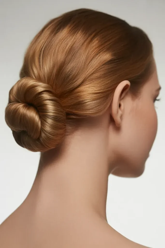 Soft Rolled Low Bun