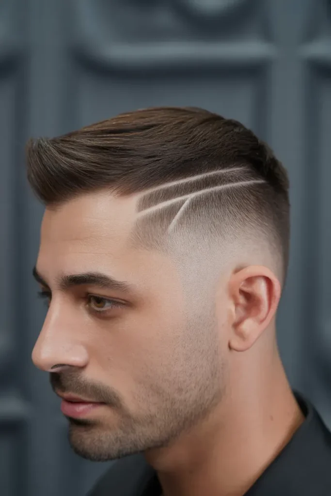 Subtle Mullet with Tapered Sides
