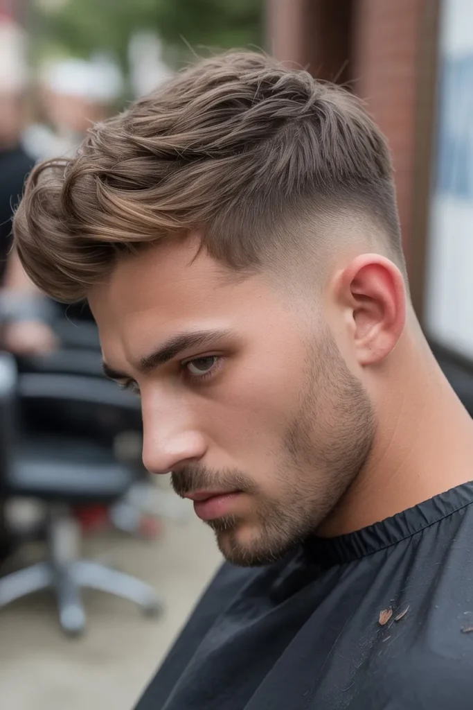 Textured Faded Undercut for Volume