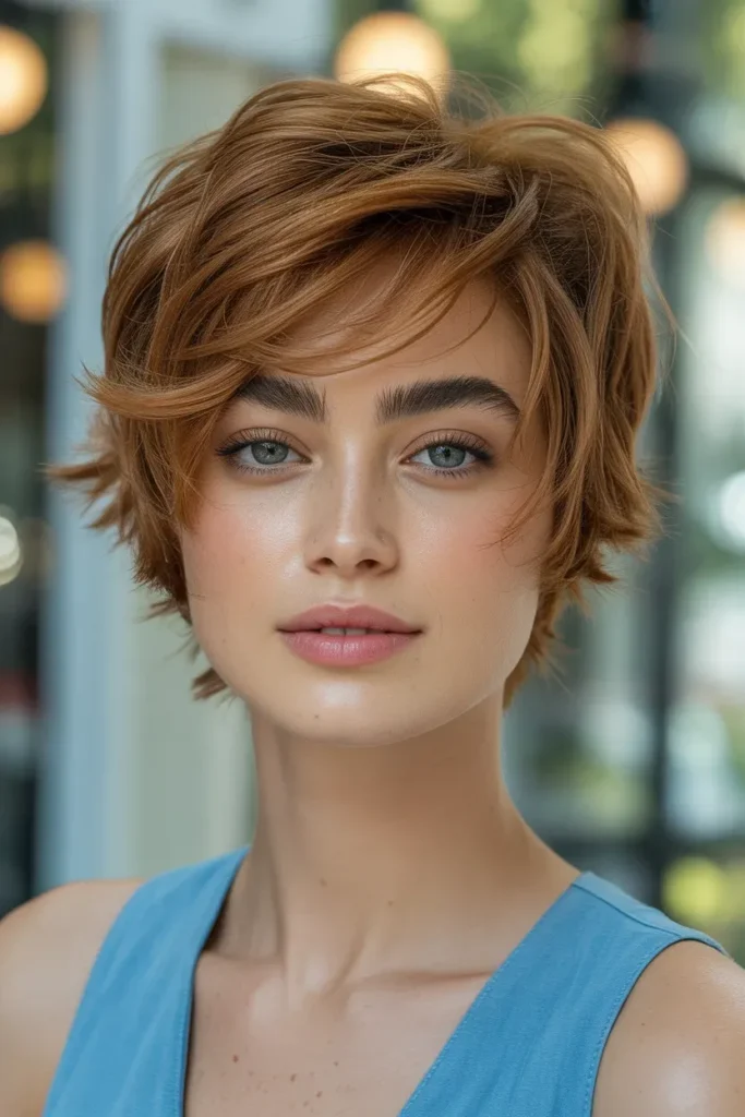 Textured Kitty Cut with Wispy Ends