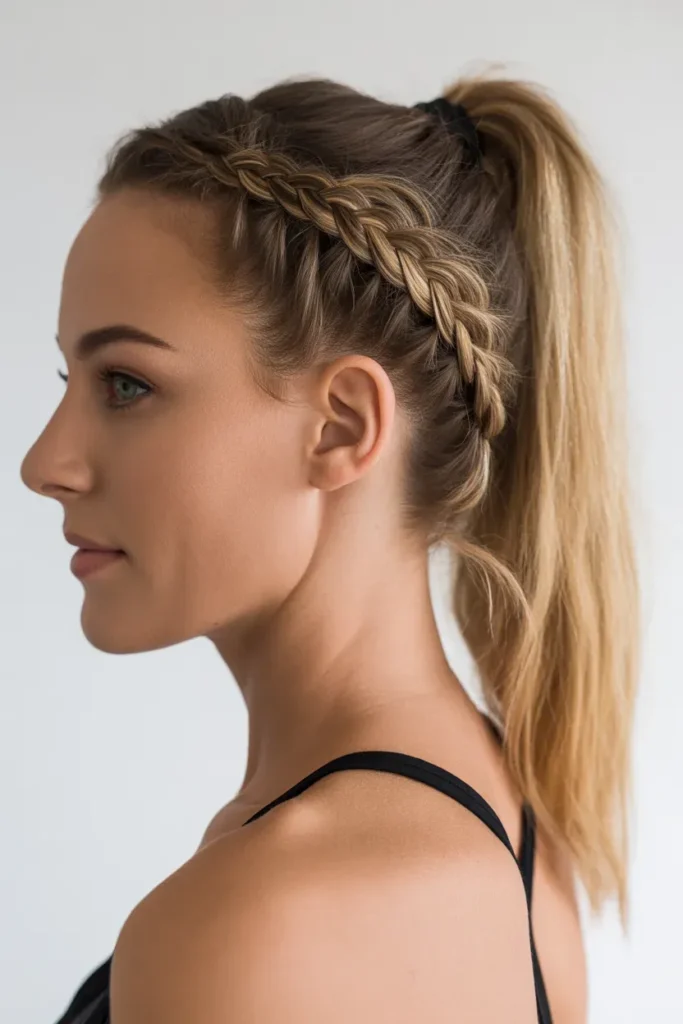 Top Braided Ponytail