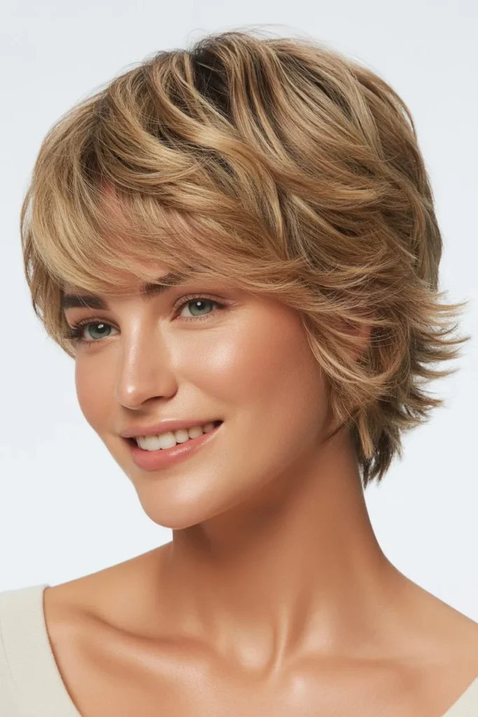 Trendy Short Shaggy Hair for Any Age