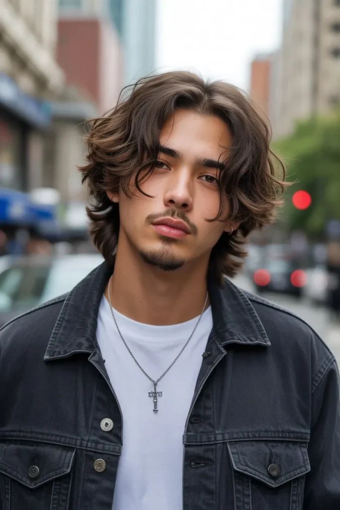 Trendy Wolf Cut Men Style Inspired by Street Fashion