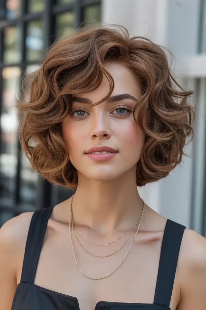 Voluminous Wavy Kitty Cut