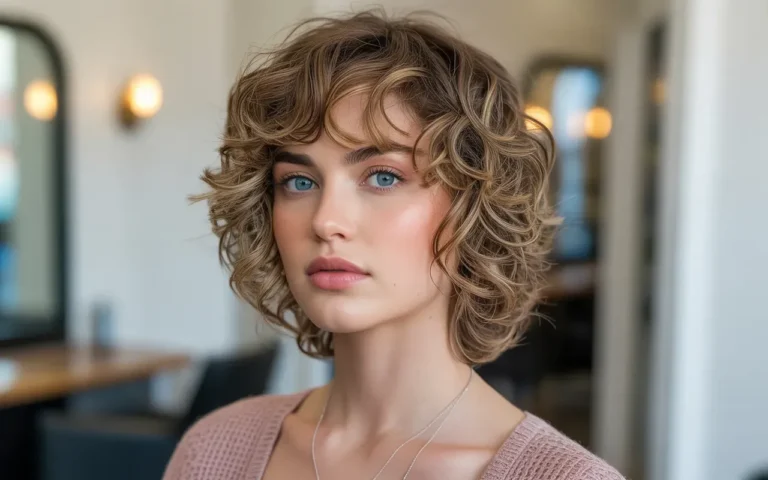 Curly Wolf Cut
