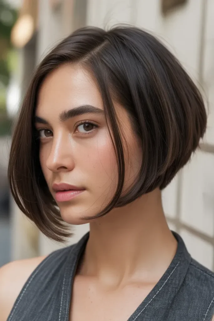 Angled Razor Cut Bob