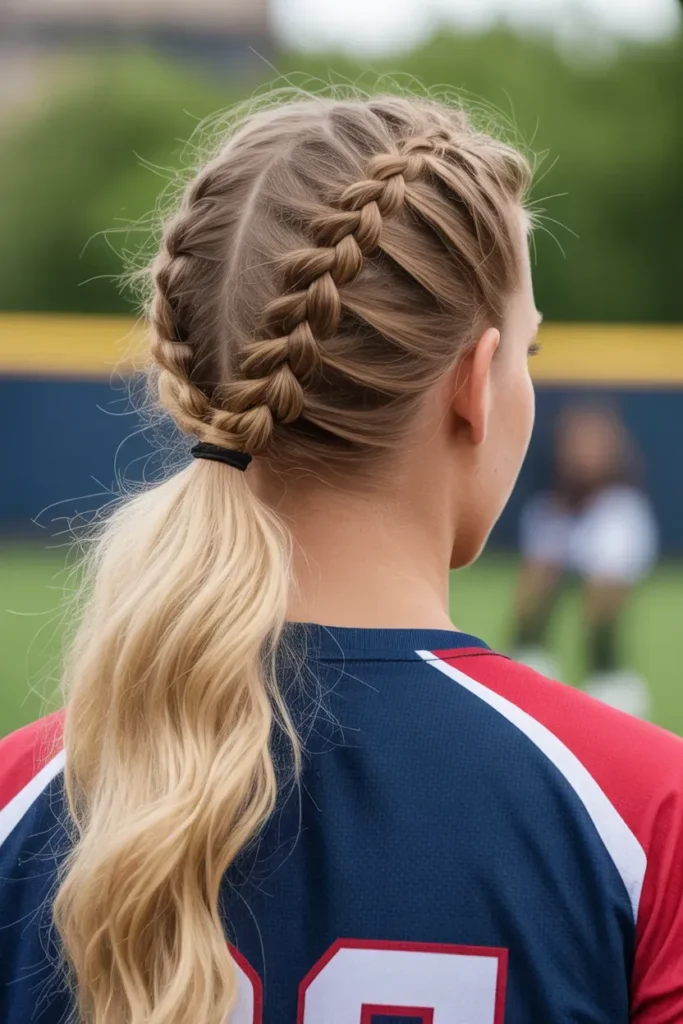 Braided Half Ponytail for the Perfect Balance