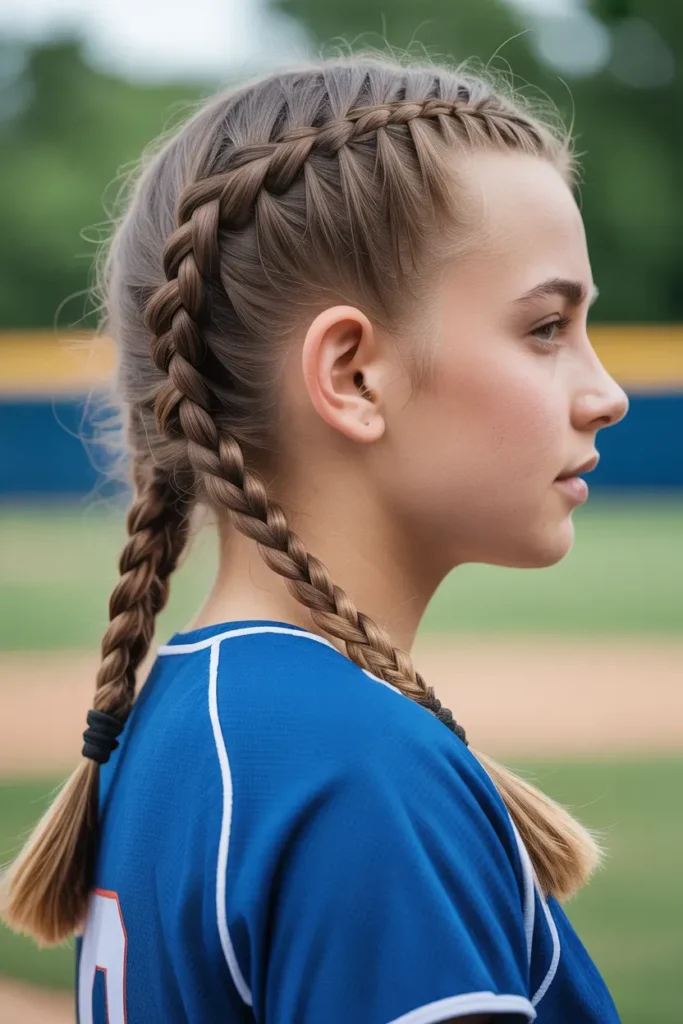 Braided Pigtails for Youthful Fun