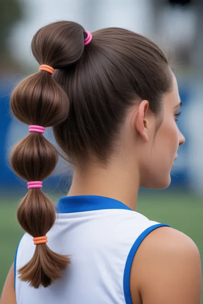 Bubble Ponytail for a Trendy Twist