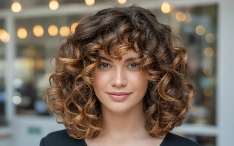 Caramel Highlights Brown Hair