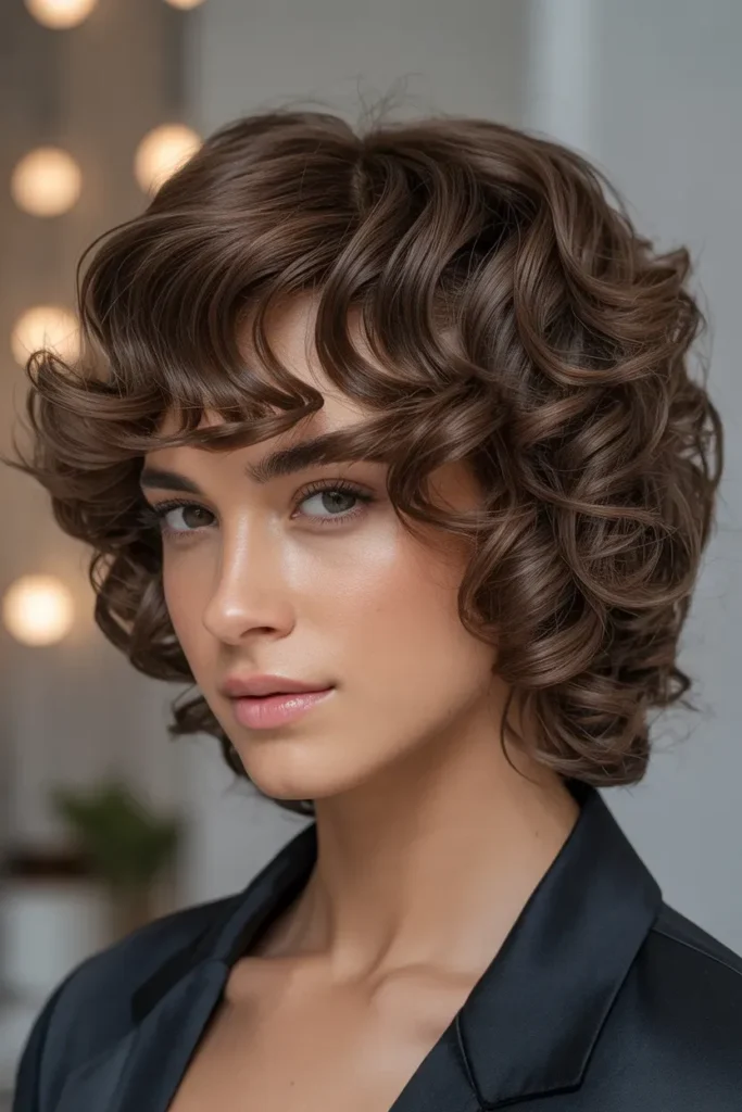 Curly Shag with Polished Finish