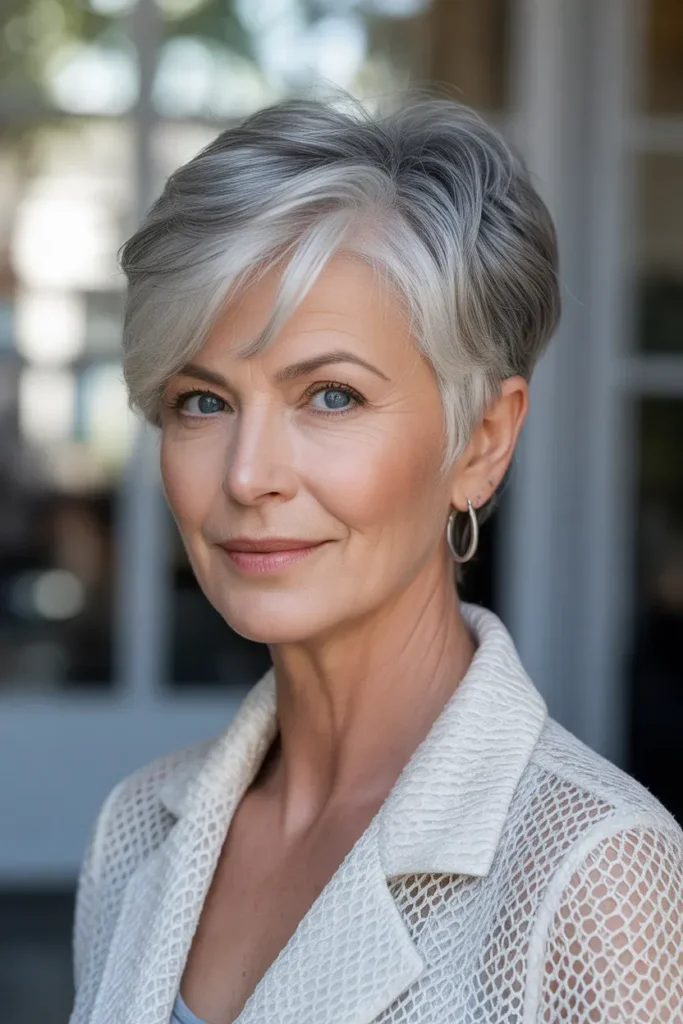Elegant Silver Pixie