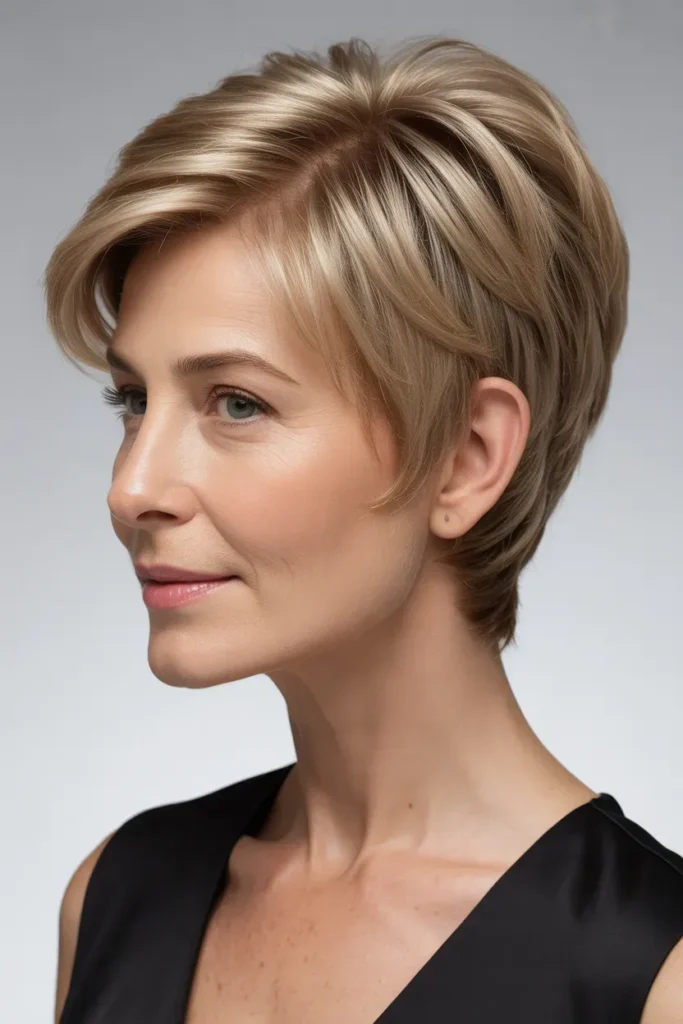 Elegant Tapered Pixie