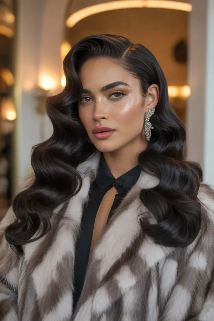 Glamorous Deep Side Part Waves