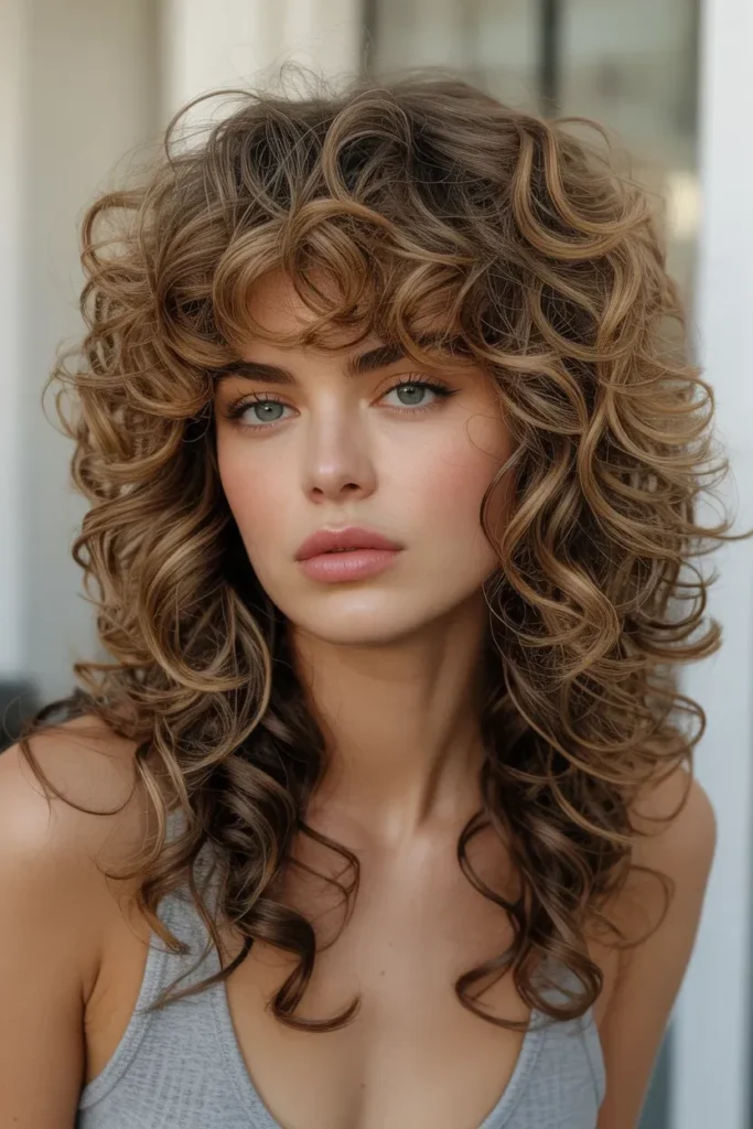 Long Curly Layers with Deep Volume