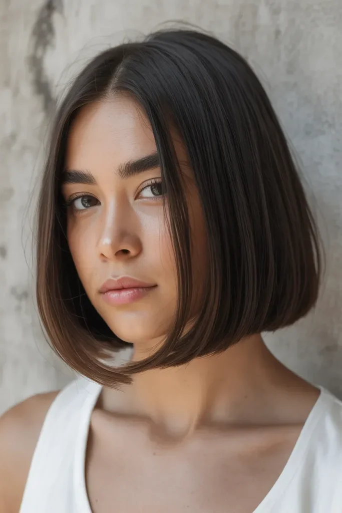 Minimalist Straight Razor Cut Bob